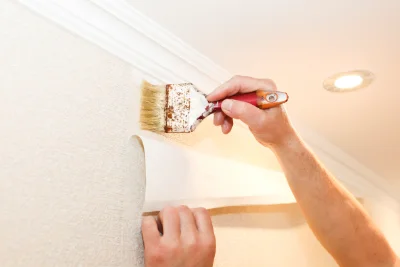 Pose de papier peint à Badaroux — revêtements muraux et toiles de verre